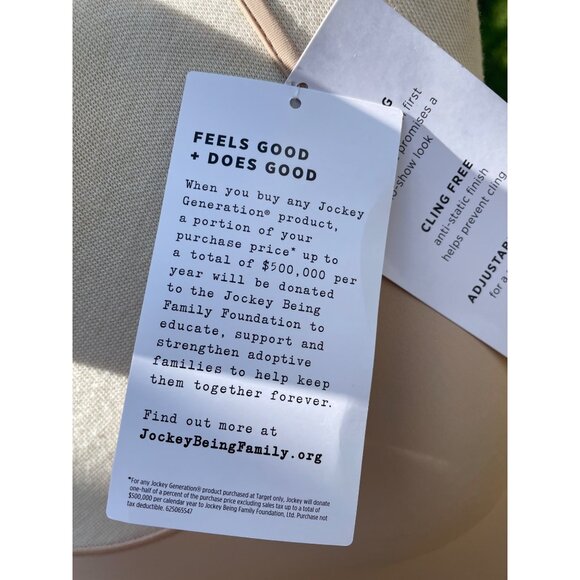 Jockey Generation Womens Everyday Smoothing Full Slip Dress Beige S Cling Free A - Picture 3 of 9